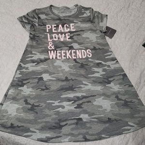 girls camoflauge casual dress